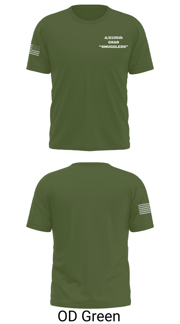Old School Cotton Feel Shirt, A/2135th GSAB “SMUGGLERS”, Army, Teamtime, Team time, sublimation, custom sports apparel, team uniforms, spirit wear, spiritwear, sports uniforms, custom shirts, team store, custom team store, fundraiser sports, apparel fundraiser