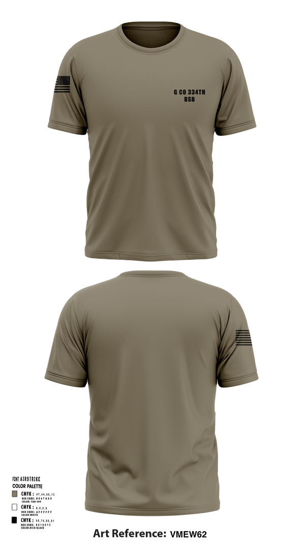 Short Sleeve Performance Shirt, G Co 334th BSB, National Guard, Teamtime, Team time, sublimation, custom sports apparel, team uniforms, spirit wear, spiritwear, sports uniforms, custom shirts, team store, custom team store, fundraiser sports, apparel fundraiser