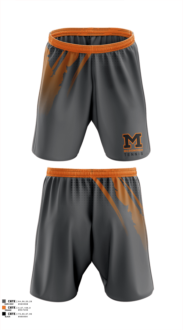 Athletic Shorts With Pockets, Girls Tennis McDonogh School, Tennis, Teamtime, Team time, sublimation, custom sports apparel, team uniforms, spirit wear, spiritwear, sports uniforms, custom shirts, team store, custom team store, fundraiser sports, apparel fundraiser