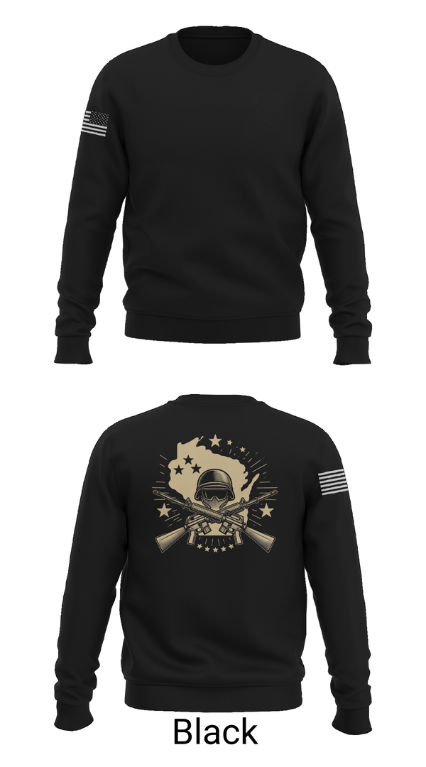 Crew Neck Sweatshirt, 377th SMC, Army, Teamtime, Team time, sublimation, custom sports apparel, team uniforms, spirit wear, spiritwear, sports uniforms, custom shirts, team store, custom team store, fundraiser sports, apparel fundraiser