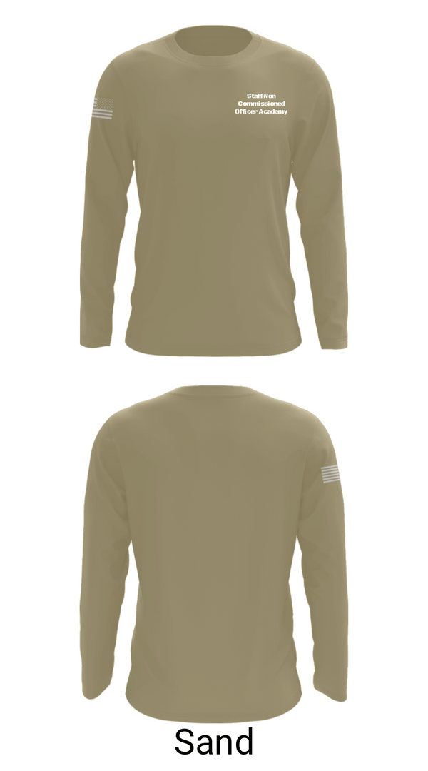 Long Sleeve Performance Shirt, Staff Non Commissioned Officer Academy, , Teamtime, Team time, sublimation, custom sports apparel, team uniforms, spirit wear, spiritwear, sports uniforms, custom shirts, team store, custom team store, fundraiser sports, apparel fundraiser