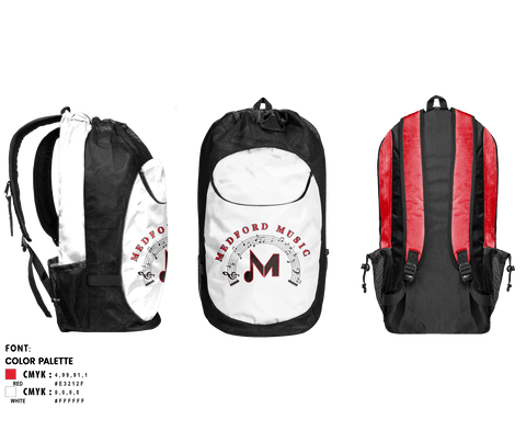 Gear Bag, Medford Area Senior High School Band, Spirit Store, Teamtime, Team time, sublimation, custom sports apparel, team uniforms, spirit wear, spiritwear, sports uniforms, custom shirts, team store, custom team store, fundraiser sports, apparel fundraiser