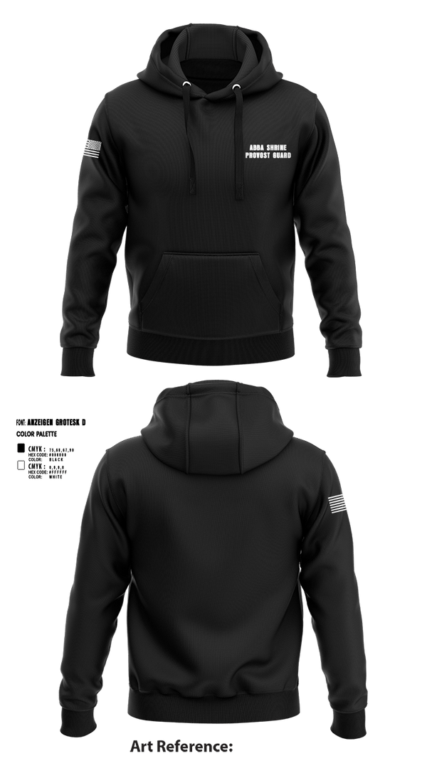 Hoodie, Abba shrine provost guard, , Teamtime, Team time, sublimation, custom sports apparel, team uniforms, spirit wear, spiritwear, sports uniforms, custom shirts, team store, custom team store, fundraiser sports, apparel fundraiser