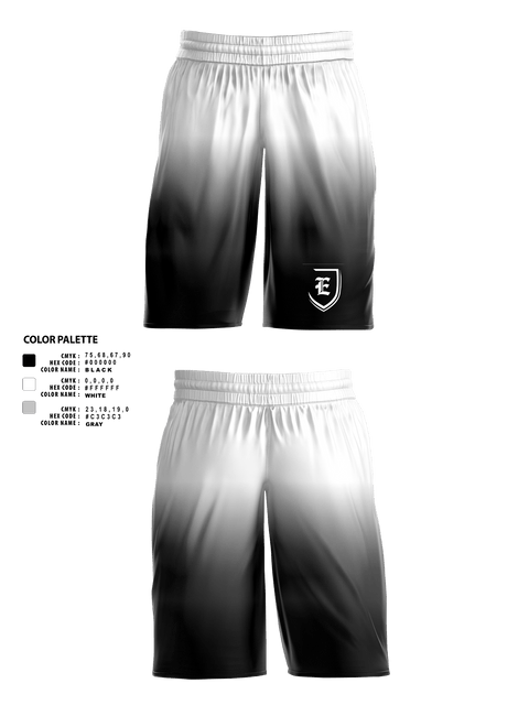 Mens Basketball Shorts, Ellsworth High School Basketball, Men's Basketball, Teamtime, Team time, sublimation, custom sports apparel, team uniforms, spirit wear, spiritwear, sports uniforms, custom shirts, team store, custom team store, fundraiser sports, apparel fundraiser