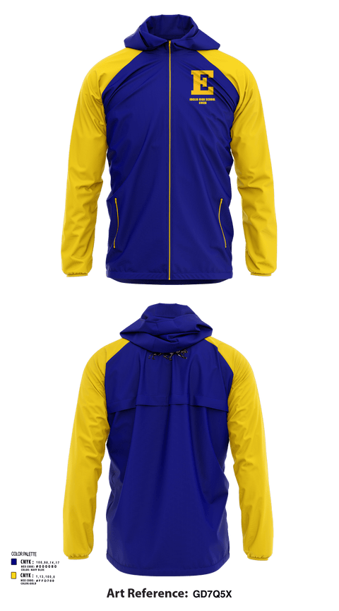 Windbreaker, Euclid High School Cheer, Cheer, Teamtime, Team time, sublimation, custom sports apparel, team uniforms, spirit wear, spiritwear, sports uniforms, custom shirts, team store, custom team store, fundraiser sports, apparel fundraiser
