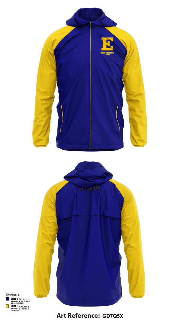 Windbreaker, Euclid High School Cheer, Cheer, Teamtime, Team time, sublimation, custom sports apparel, team uniforms, spirit wear, spiritwear, sports uniforms, custom shirts, team store, custom team store, fundraiser sports, apparel fundraiser