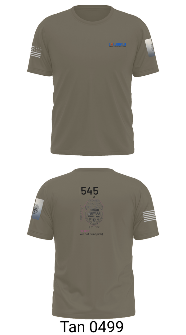 Short Sleeve Performance Shirt, TN VFW, Army, Teamtime, Team time, sublimation, custom sports apparel, team uniforms, spirit wear, spiritwear, sports uniforms, custom shirts, team store, custom team store, fundraiser sports, apparel fundraiser