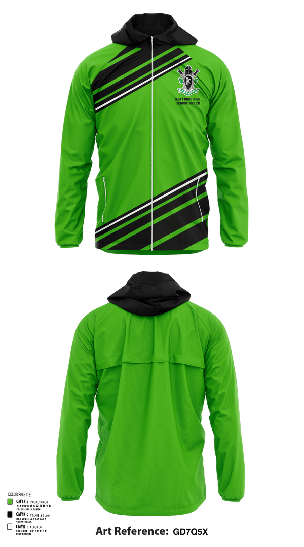 Windbreaker, Kentwood High School Soccer, Men's Soccer, Teamtime, Team time, sublimation, custom sports apparel, team uniforms, spirit wear, spiritwear, sports uniforms, custom shirts, team store, custom team store, fundraiser sports, apparel fundraiser