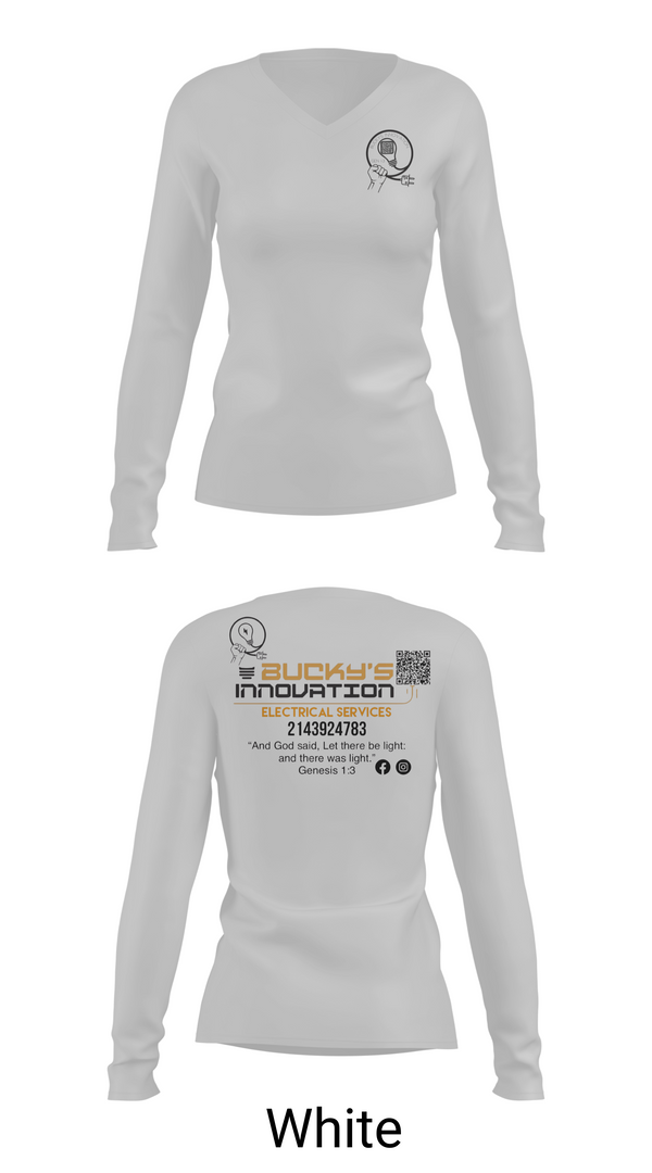 Womens Long Sleeve Vneck Shirt, Buckys innovation, , Teamtime, Team time, sublimation, custom sports apparel, team uniforms, spirit wear, spiritwear, sports uniforms, custom shirts, team store, custom team store, fundraiser sports, apparel fundraiser