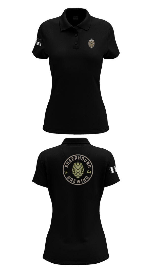 Womens Short Sleeve Performance Polo, Sheephound Brewing, , Teamtime, Team time, sublimation, custom sports apparel, team uniforms, spirit wear, spiritwear, sports uniforms, custom shirts, team store, custom team store, fundraiser sports, apparel fundraiser
