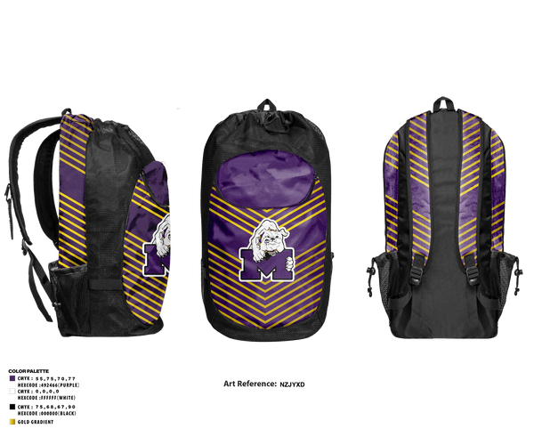 Gear Bag, Midland Freshman High School Cross Country, Cross Country, Teamtime, Team time, sublimation, custom sports apparel, team uniforms, spirit wear, spiritwear, sports uniforms, custom shirts, team store, custom team store, fundraiser sports, apparel fundraiser