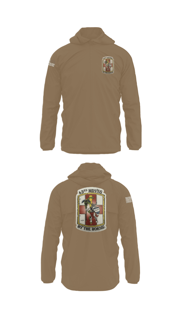 Windbreaker, 43rd Medical Detachment, , Teamtime, Team time, sublimation, custom sports apparel, team uniforms, spirit wear, spiritwear, sports uniforms, custom shirts, team store, custom team store, fundraiser sports, apparel fundraiser