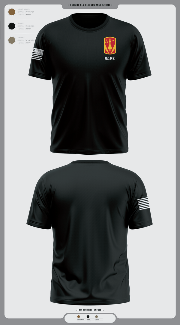 Short Sleeve Performance Shirt, 31st Air Defense Artillery Brigade, Army, Teamtime, Team time, sublimation, custom sports apparel, team uniforms, spirit wear, spiritwear, sports uniforms, custom shirts, team store, custom team store, fundraiser sports, apparel fundraiser