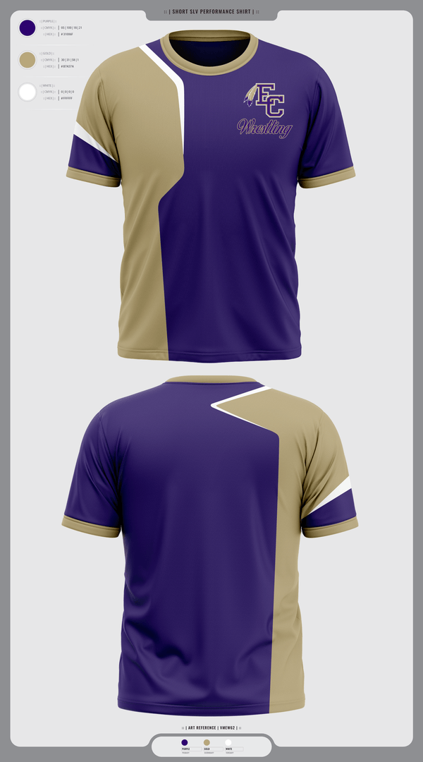 Short Sleeve Performance Shirt, East Coweta High School Wrestling, Wrestling, Teamtime, Team time, sublimation, custom sports apparel, team uniforms, spirit wear, spiritwear, sports uniforms, custom shirts, team store, custom team store, fundraiser sports, apparel fundraiser