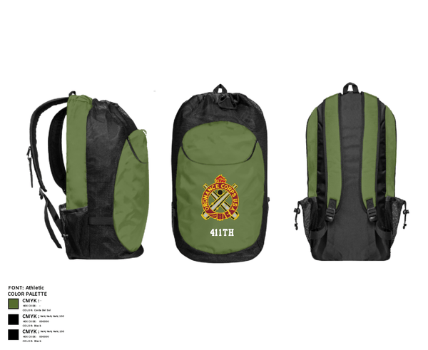 Gear Bag, 411TH, Army, Teamtime, Team time, sublimation, custom sports apparel, team uniforms, spirit wear, spiritwear, sports uniforms, custom shirts, team store, custom team store, fundraiser sports, apparel fundraiser