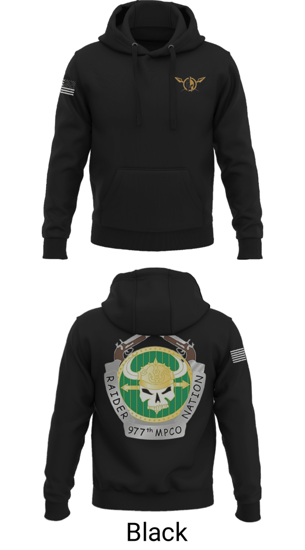Hoodie, 977 MP CO, Army, Teamtime, Team time, sublimation, custom sports apparel, team uniforms, spirit wear, spiritwear, sports uniforms, custom shirts, team store, custom team store, fundraiser sports, apparel fundraiser