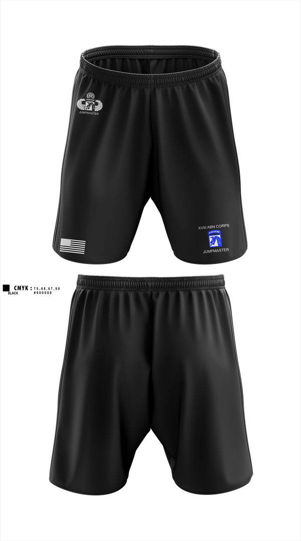 Athletic Shorts With Pockets, 112th Signal Jumpmaster, Army, Teamtime, Team time, sublimation, custom sports apparel, team uniforms, spirit wear, spiritwear, sports uniforms, custom shirts, team store, custom team store, fundraiser sports, apparel fundraiser