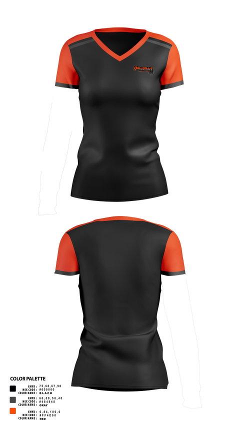 Womens Short Sleeve Vneck Shirt, Valhalla Hatchets, , Teamtime, Team time, sublimation, custom sports apparel, team uniforms, spirit wear, spiritwear, sports uniforms, custom shirts, team store, custom team store, fundraiser sports, apparel fundraiser