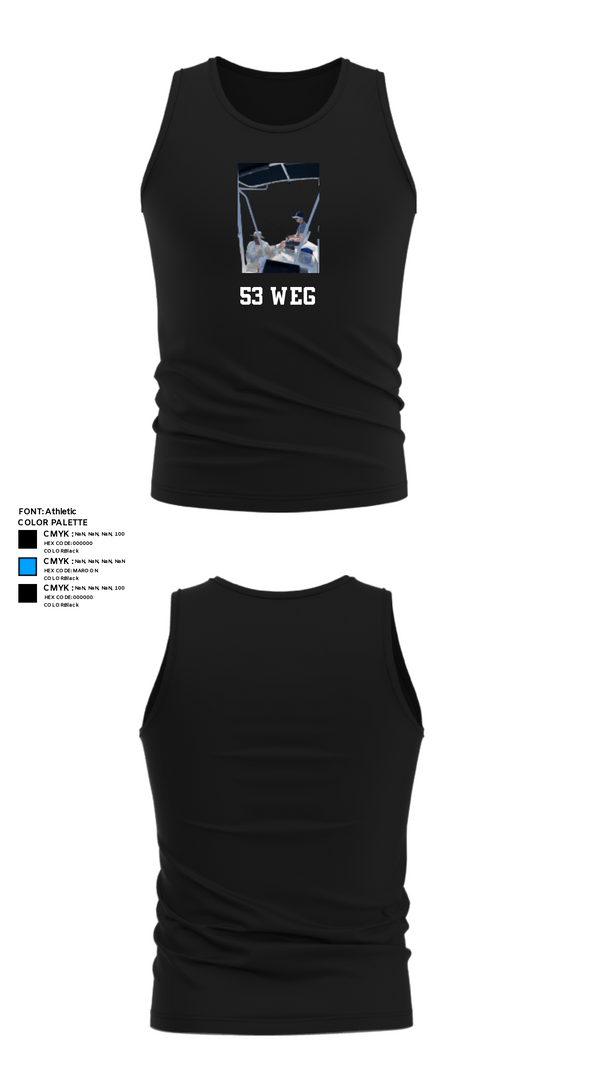 Tank Top, 53 weg, Air Force, Teamtime, Team time, sublimation, custom sports apparel, team uniforms, spirit wear, spiritwear, sports uniforms, custom shirts, team store, custom team store, fundraiser sports, apparel fundraiser