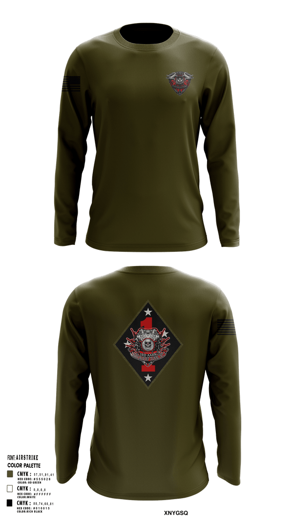 Long Sleeve Performance Shirt, 3rd AABN MTU, Marines, Teamtime, Team time, sublimation, custom sports apparel, team uniforms, spirit wear, spiritwear, sports uniforms, custom shirts, team store, custom team store, fundraiser sports, apparel fundraiser