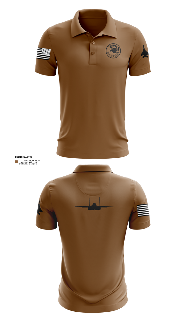 Short Sleeve Performance Polo, Strike Eagle Keeper, Air Force, Teamtime, Team time, sublimation, custom sports apparel, team uniforms, spirit wear, spiritwear, sports uniforms, custom shirts, team store, custom team store, fundraiser sports, apparel fundraiser