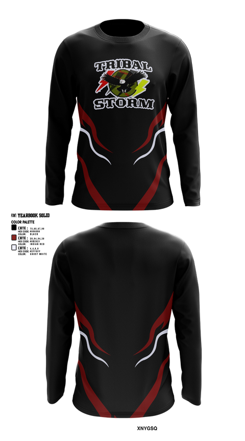 Long Sleeve Performance Shirt, Tribal Storm, Softball, Teamtime, Team time, sublimation, custom sports apparel, team uniforms, spirit wear, spiritwear, sports uniforms, custom shirts, team store, custom team store, fundraiser sports, apparel fundraiser