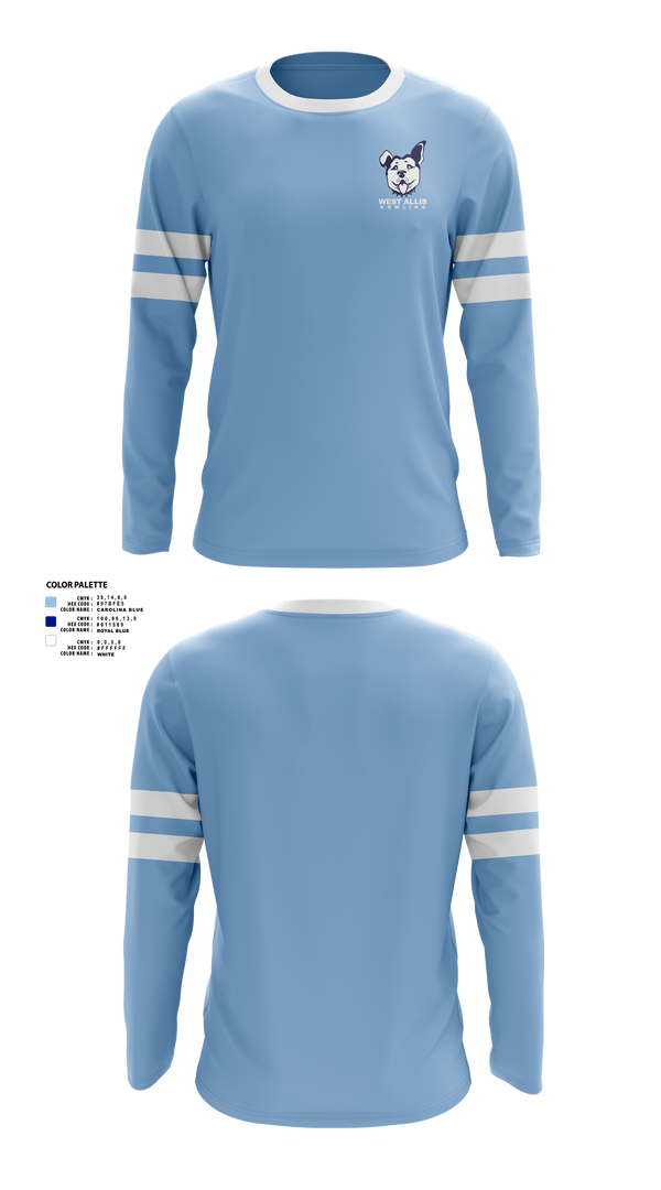 Long Sleeve Performance Shirt, West Allis Central High School Bowling, Bowling, Teamtime, Team time, sublimation, custom sports apparel, team uniforms, spirit wear, spiritwear, sports uniforms, custom shirts, team store, custom team store, fundraiser sports, apparel fundraiser