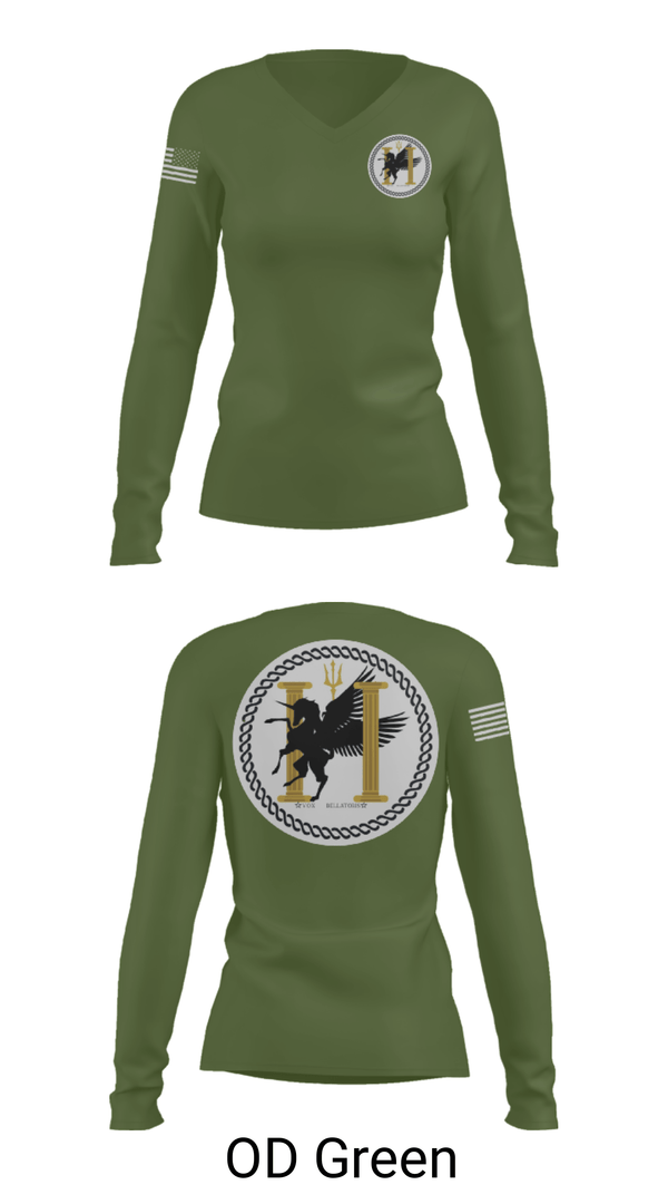 Women's Long Sleeve Vneck Shirt, TCC2, Navy, Teamtime, Team time, sublimation, custom sports apparel, team uniforms, spirit wear, spiritwear, sports uniforms, custom shirts, team store, custom team store, fundraiser sports, apparel fundraiser
