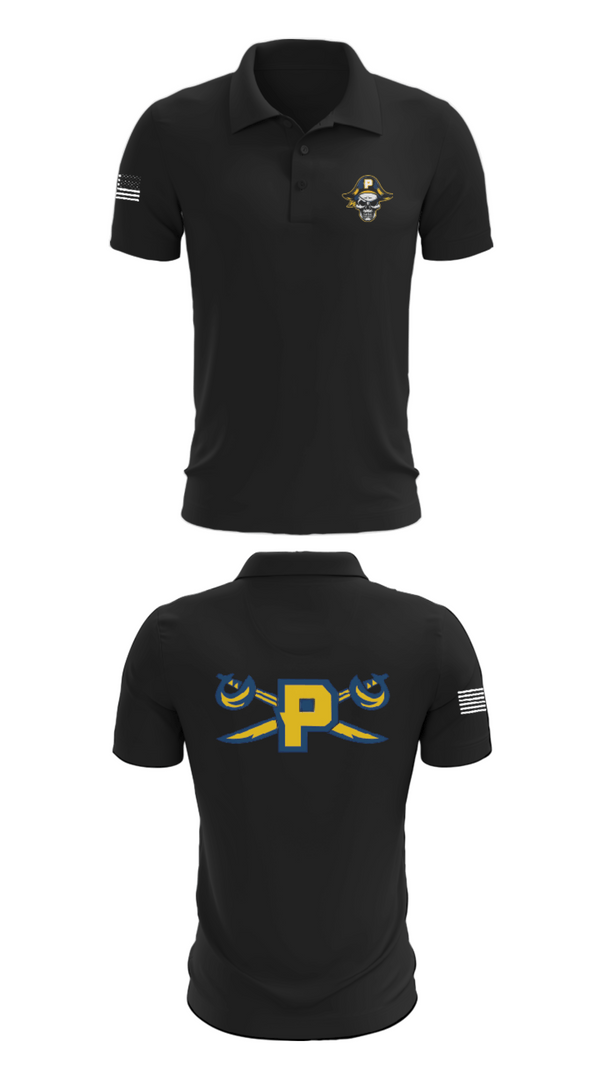 Short Sleeve Performance Polo, Paul Public Charter School (High School) Football, Football, Teamtime, Team time, sublimation, custom sports apparel, team uniforms, spirit wear, spiritwear, sports uniforms, custom shirts, team store, custom team store, fundraiser sports, apparel fundraiser