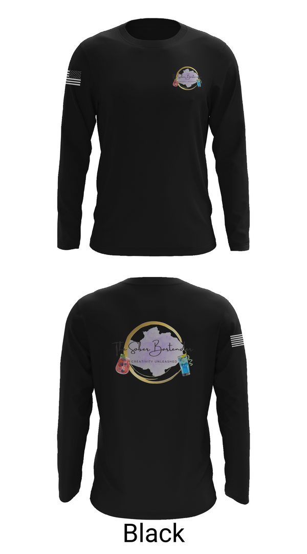 Long Sleeve Performance Shirt, The Sober Bartender, , Teamtime, Team time, sublimation, custom sports apparel, team uniforms, spirit wear, spiritwear, sports uniforms, custom shirts, team store, custom team store, fundraiser sports, apparel fundraiser