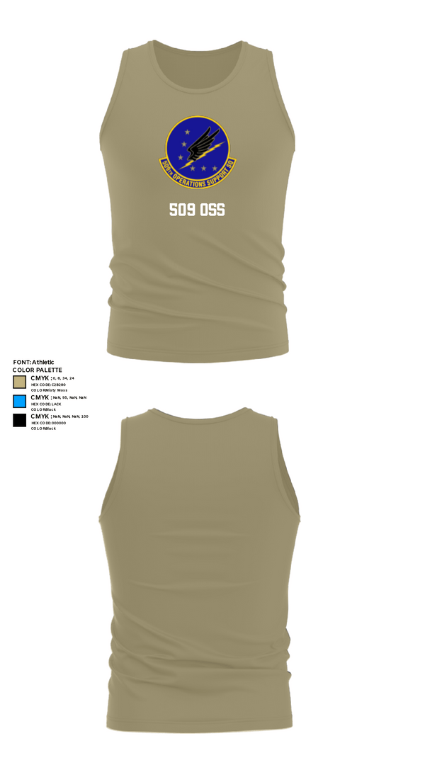 Tank Top, 509 OSS, Air Force, Teamtime, Team time, sublimation, custom sports apparel, team uniforms, spirit wear, spiritwear, sports uniforms, custom shirts, team store, custom team store, fundraiser sports, apparel fundraiser