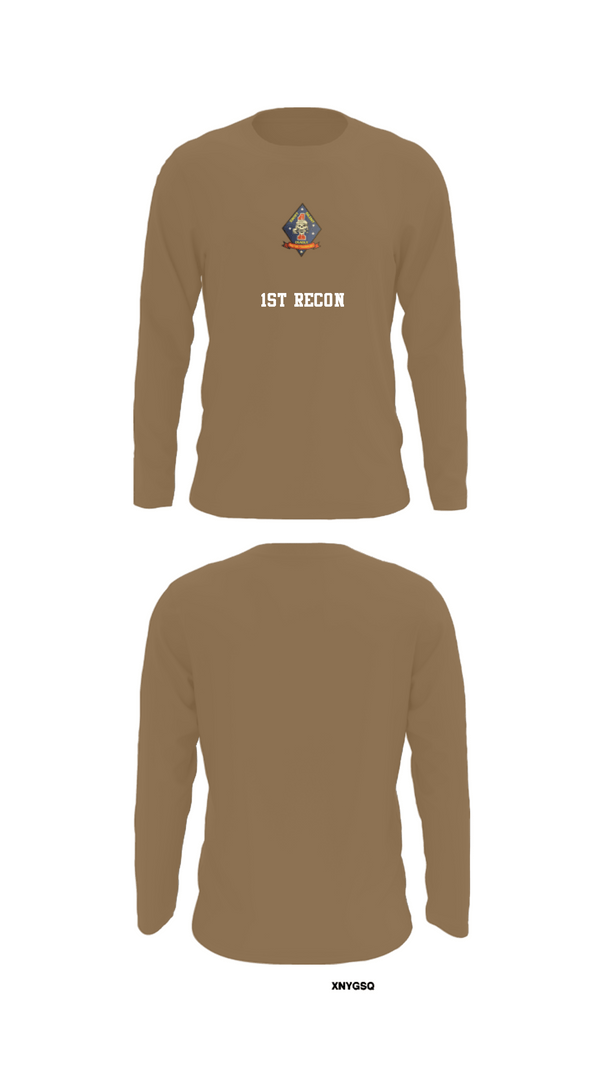 Long Sleeve Performance Shirt, 1st Recon, Marines, Teamtime, Team time, sublimation, custom sports apparel, team uniforms, spirit wear, spiritwear, sports uniforms, custom shirts, team store, custom team store, fundraiser sports, apparel fundraiser
