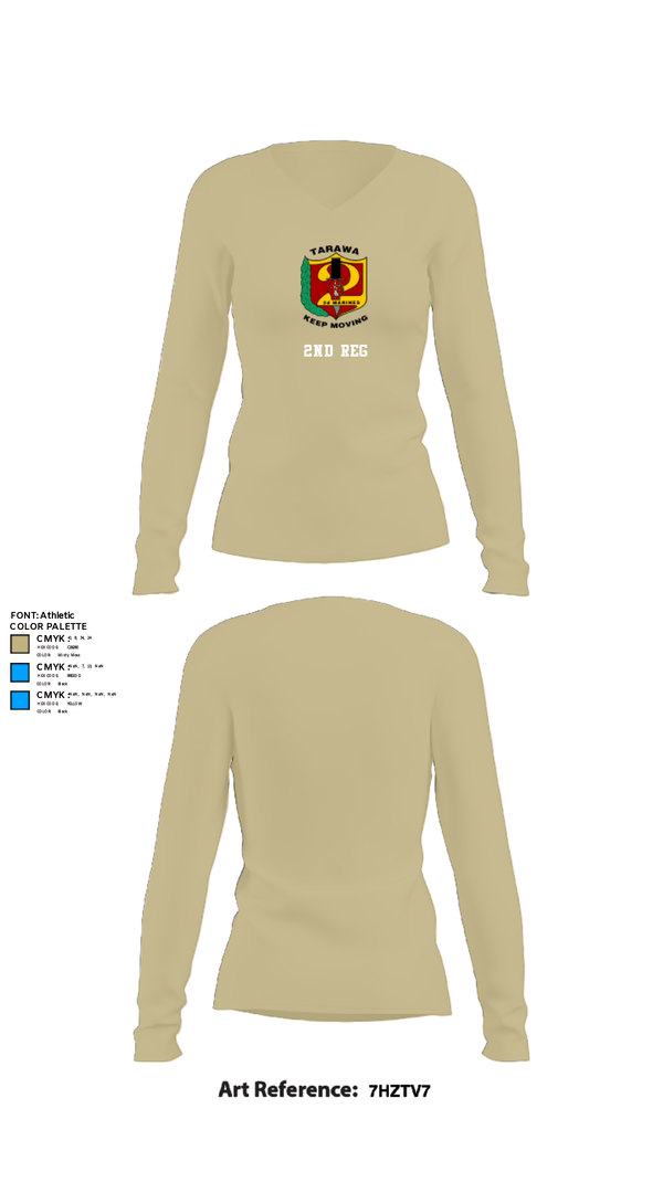 Women's Long Sleeve Vneck Shirt, 2nd Reg, , Teamtime, Team time, sublimation, custom sports apparel, team uniforms, spirit wear, spiritwear, sports uniforms, custom shirts, team store, custom team store, fundraiser sports, apparel fundraiser