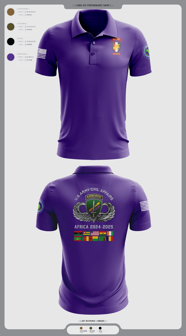 Short Sleeve Performance Polo, 478th CA BN (A), Army, Teamtime, Team time, sublimation, custom sports apparel, team uniforms, spirit wear, spiritwear, sports uniforms, custom shirts, team store, custom team store, fundraiser sports, apparel fundraiser
