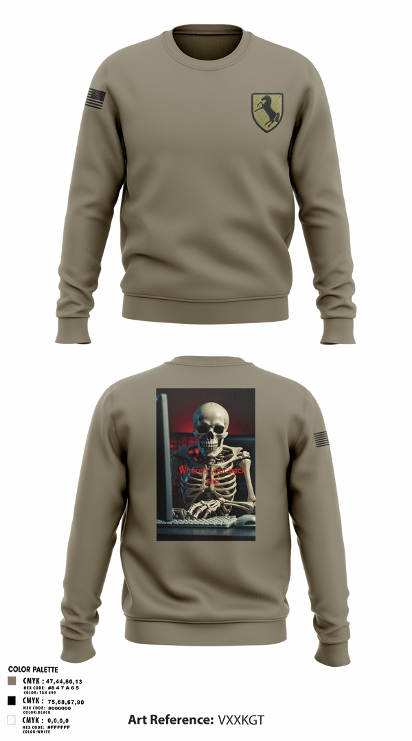 Crew Neck Sweatshirt, 1/11 acr, Army, Teamtime, Team time, sublimation, custom sports apparel, team uniforms, spirit wear, spiritwear, sports uniforms, custom shirts, team store, custom team store, fundraiser sports, apparel fundraiser