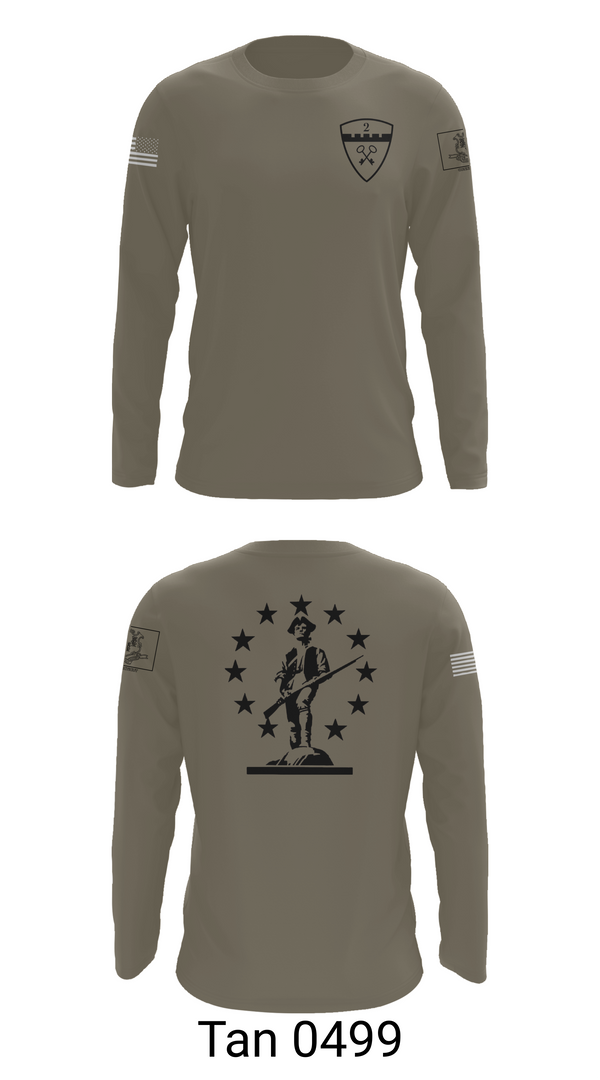 Long Sleeve Performance Shirt, 2nd Company Governor's Foot Guard, , Teamtime, Team time, sublimation, custom sports apparel, team uniforms, spirit wear, spiritwear, sports uniforms, custom shirts, team store, custom team store, fundraiser sports, apparel fundraiser