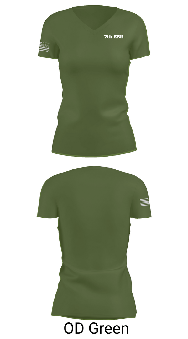 Womens Short Sleeve Vneck Shirt, 7th ESB, Marines, Teamtime, Team time, sublimation, custom sports apparel, team uniforms, spirit wear, spiritwear, sports uniforms, custom shirts, team store, custom team store, fundraiser sports, apparel fundraiser