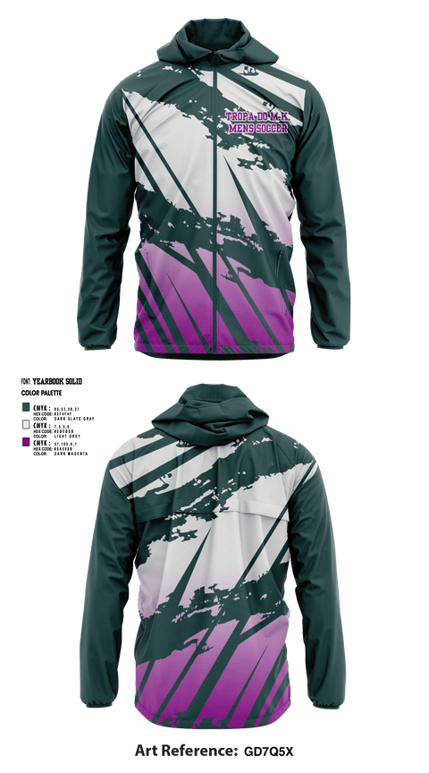 Windbreaker, Tropa do M.K., Men's Soccer, Teamtime, Team time, sublimation, custom sports apparel, team uniforms, spirit wear, spiritwear, sports uniforms, custom shirts, team store, custom team store, fundraiser sports, apparel fundraiser