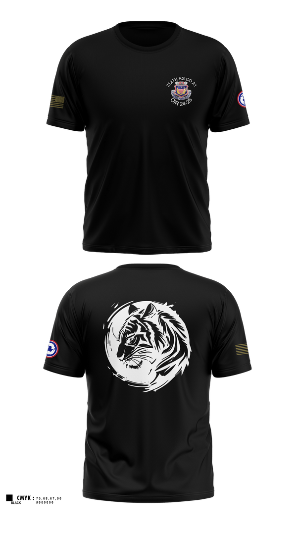 Old School Cotton Feel Shirt, 312th HR CO, A1 Postal, Army, Teamtime, Team time, sublimation, custom sports apparel, team uniforms, spirit wear, spiritwear, sports uniforms, custom shirts, team store, custom team store, fundraiser sports, apparel fundraiser