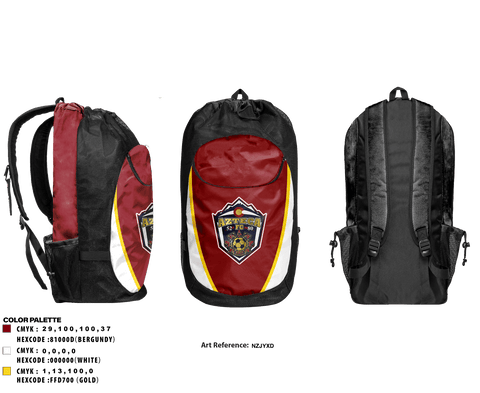 Gear Bag, Azteca, Men's Soccer, Teamtime, Team time, sublimation, custom sports apparel, team uniforms, spirit wear, spiritwear, sports uniforms, custom shirts, team store, custom team store, fundraiser sports, apparel fundraiser