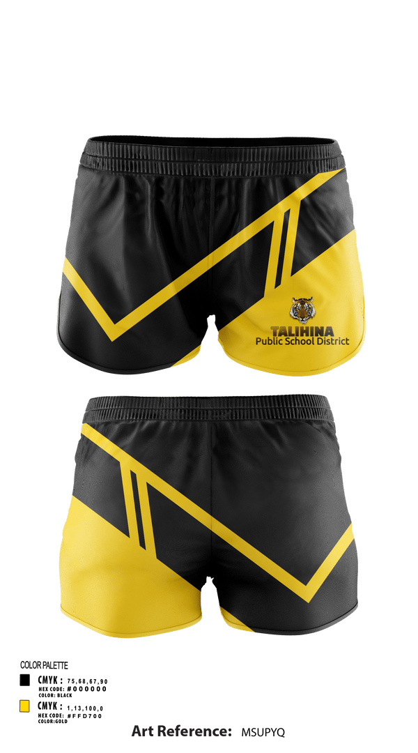 Womens Shorts, Talihina High School Band, Spirit Store, Teamtime, Team time, sublimation, custom sports apparel, team uniforms, spirit wear, spiritwear, sports uniforms, custom shirts, team store, custom team store, fundraiser sports, apparel fundraiser