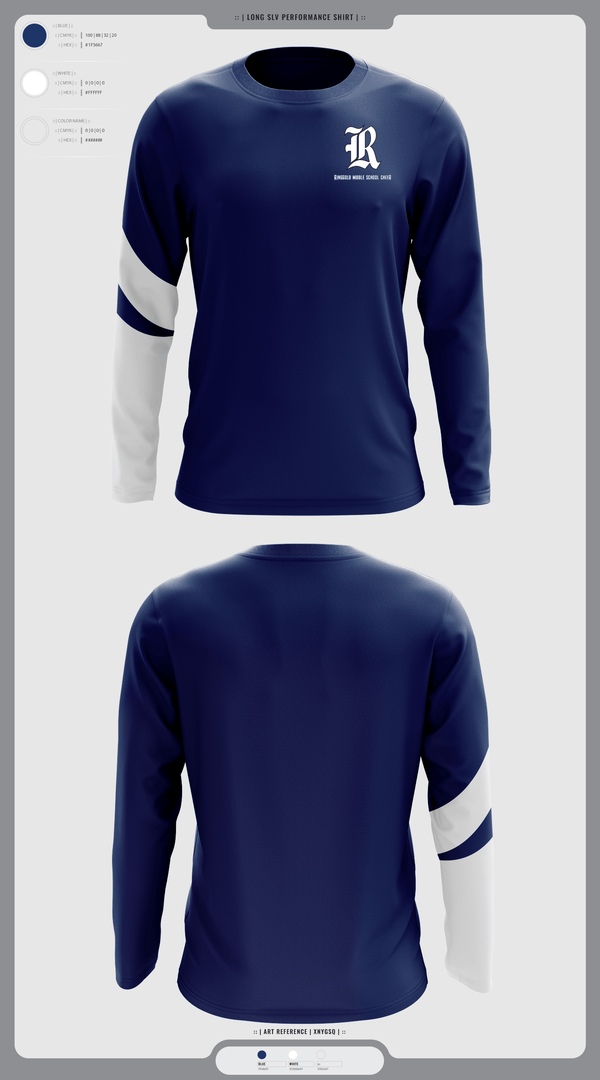 Long Sleeve Performance Shirt, Ringgold High School Cheer, Cheer, Teamtime, Team time, sublimation, custom sports apparel, team uniforms, spirit wear, spiritwear, sports uniforms, custom shirts, team store, custom team store, fundraiser sports, apparel fundraiser