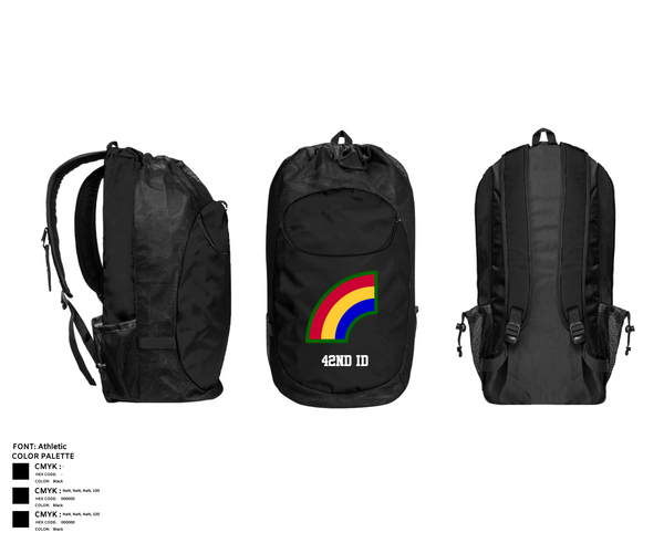 Gear Bag, 42nd ID, Army, Teamtime, Team time, sublimation, custom sports apparel, team uniforms, spirit wear, spiritwear, sports uniforms, custom shirts, team store, custom team store, fundraiser sports, apparel fundraiser