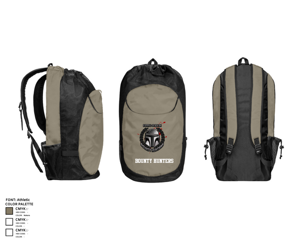 Gear Bag, Bounty hunters, , Teamtime, Team time, sublimation, custom sports apparel, team uniforms, spirit wear, spiritwear, sports uniforms, custom shirts, team store, custom team store, fundraiser sports, apparel fundraiser