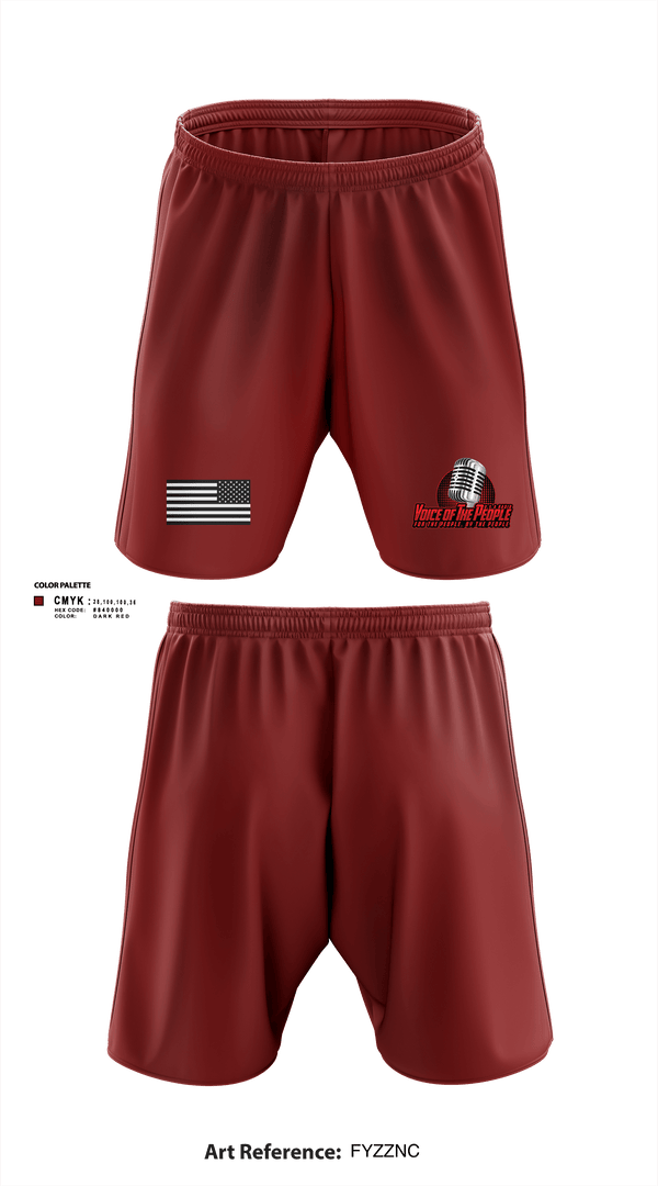 Athletic Shorts With Pockets, Voice of The People USA Radio Network, , Teamtime, Team time, sublimation, custom sports apparel, team uniforms, spirit wear, spiritwear, sports uniforms, custom shirts, team store, custom team store, fundraiser sports, apparel fundraiser