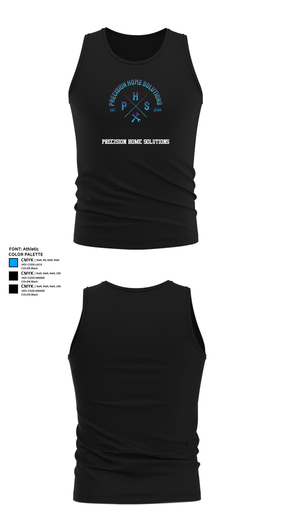 Tank Top, Precision home solutions, , Teamtime, Team time, sublimation, custom sports apparel, team uniforms, spirit wear, spiritwear, sports uniforms, custom shirts, team store, custom team store, fundraiser sports, apparel fundraiser