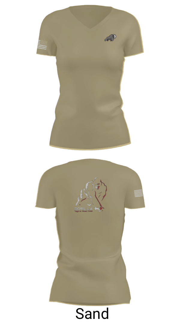 Womens Short Sleeve Vneck Shirt, USACA-R, Army, Teamtime, Team time, sublimation, custom sports apparel, team uniforms, spirit wear, spiritwear, sports uniforms, custom shirts, team store, custom team store, fundraiser sports, apparel fundraiser