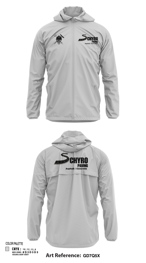Windbreaker, Schyro paving, , Teamtime, Team time, sublimation, custom sports apparel, team uniforms, spirit wear, spiritwear, sports uniforms, custom shirts, team store, custom team store, fundraiser sports, apparel fundraiser