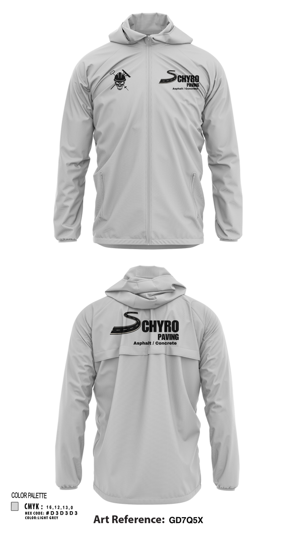 Windbreaker, Schyro paving, , Teamtime, Team time, sublimation, custom sports apparel, team uniforms, spirit wear, spiritwear, sports uniforms, custom shirts, team store, custom team store, fundraiser sports, apparel fundraiser