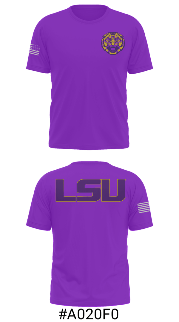 Short Sleeve Performance Shirt, Louisiana State University, Spirit Store, Teamtime, Team time, sublimation, custom sports apparel, team uniforms, spirit wear, spiritwear, sports uniforms, custom shirts, team store, custom team store, fundraiser sports, apparel fundraiser